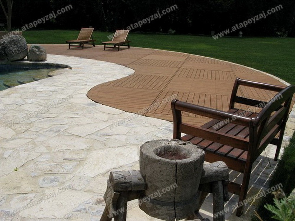TAŞ ZEMİN VE AHŞAP DECK UYGULAMAMIZ