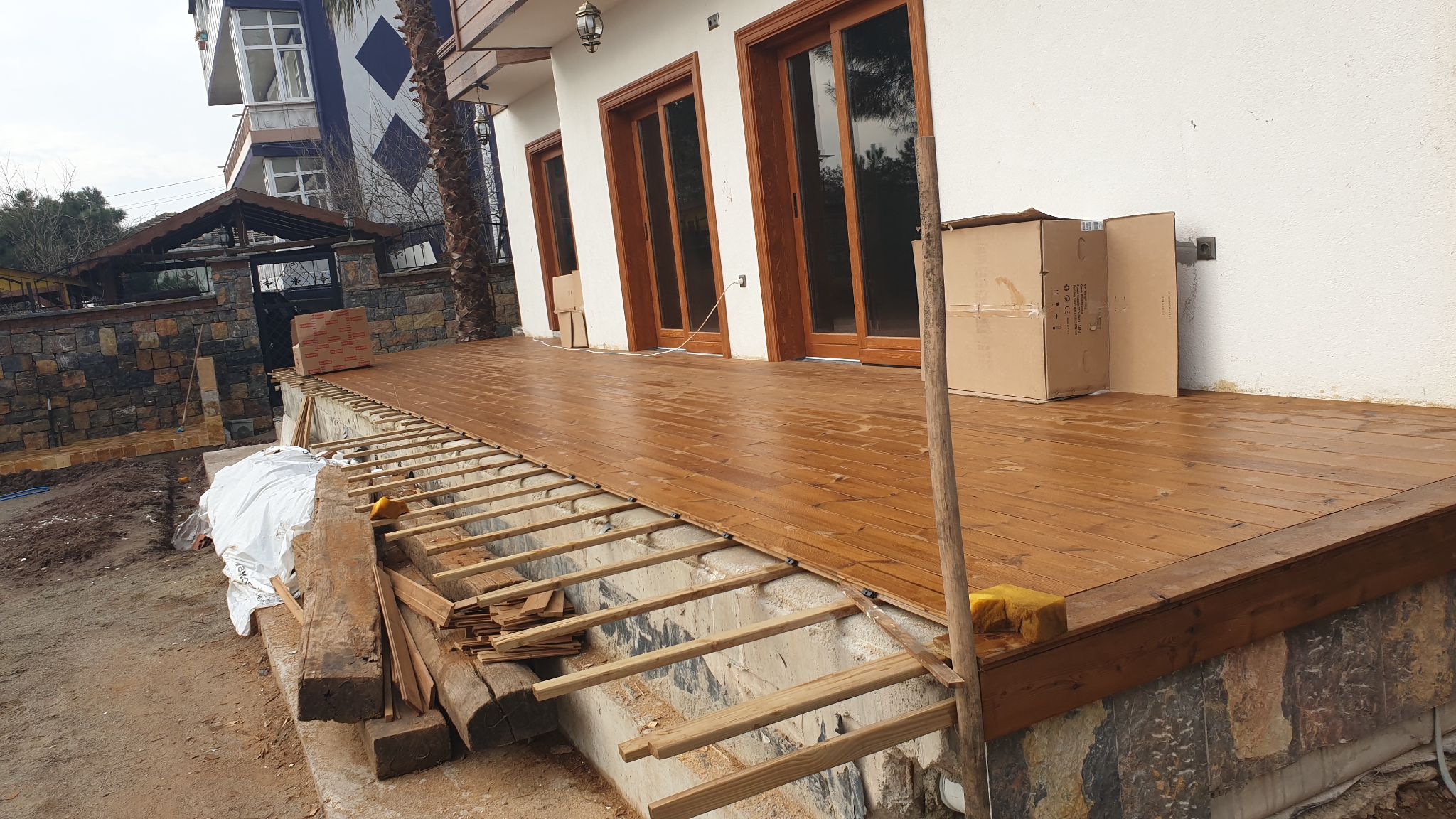 Ahşap deck uygulamamız