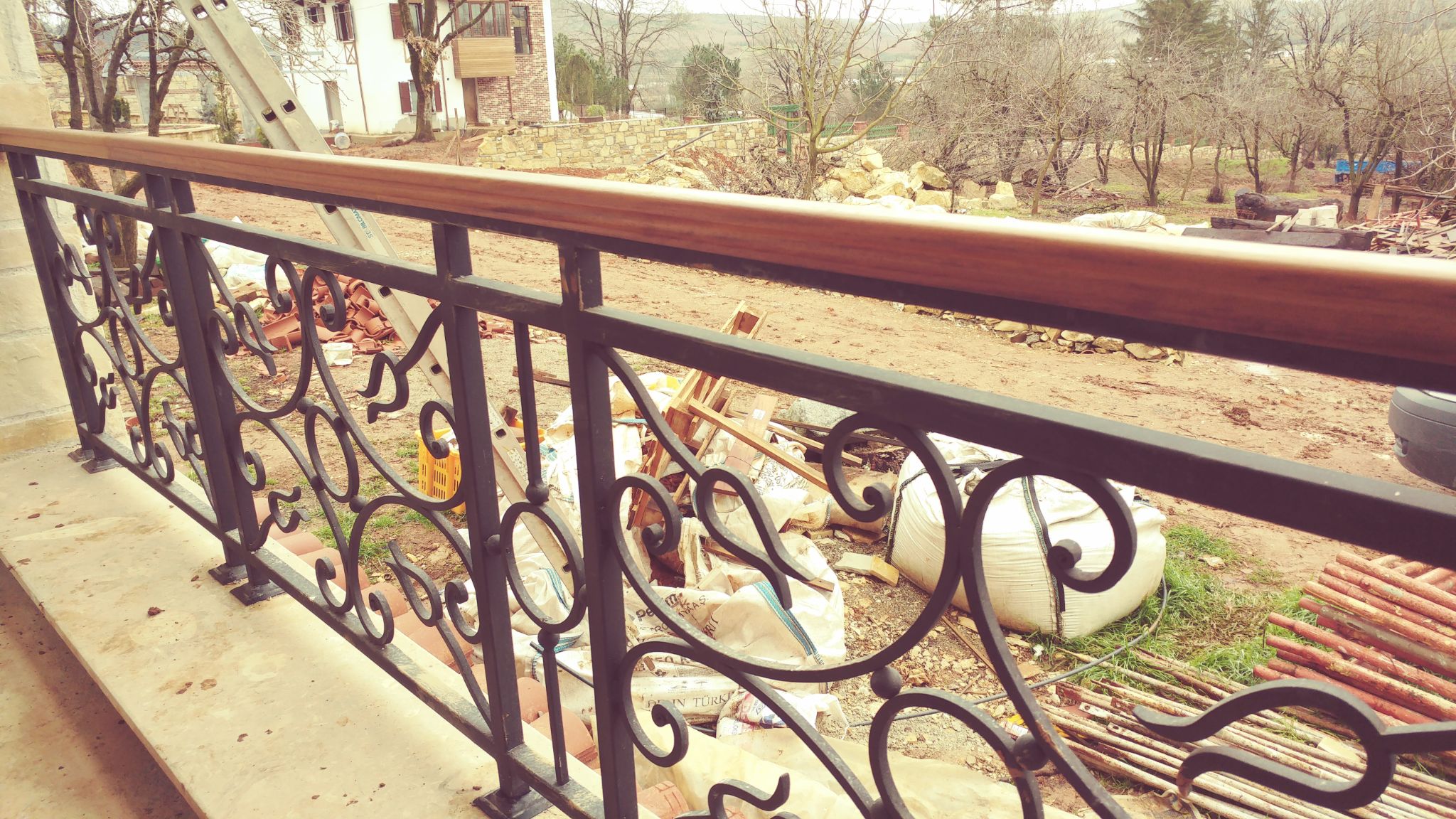 Ferforje balkon korkuluk uygulamamız